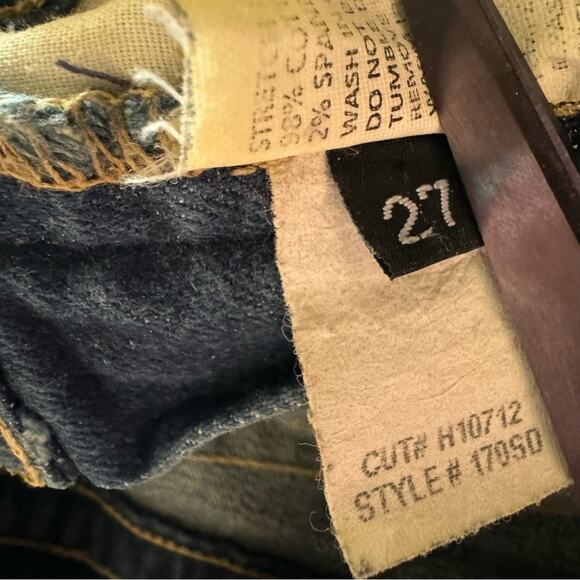 Hudson Vintage Y2K 00s low rise denim cut H10712 jeans womens style 170SD - Picture 9 of 16